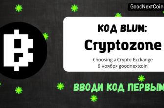 Код в Blum к видео Choosing a Crypto Exchange на сегодня